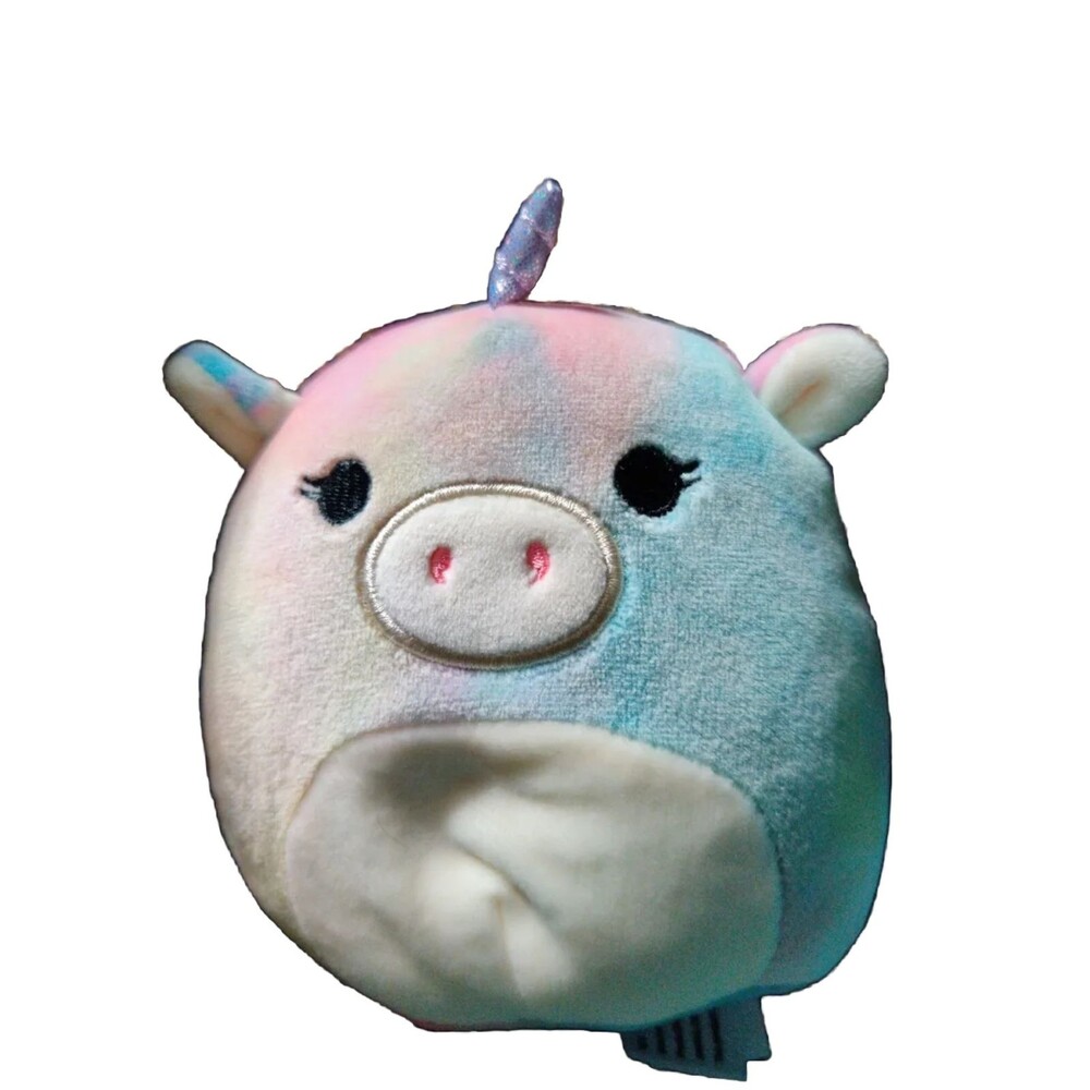 Squishmallows Esmerelda Tye Dye Rainbow Unicorn Baby Small Plush 5"